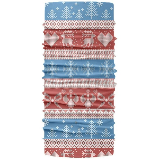 Turbante de navidad con estampado 3D, calentador de cuello y cara, bufanda para ciclismo al aire libre, Bandana para motocicleta, papá noel, bufe de árbol de navidad, nuevo