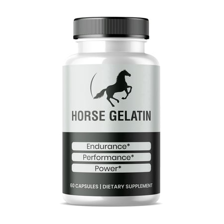Horse Gelatin for Men - Advanced Performance - 60 Capsules
