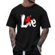 thumbnail image 1 of Tops para hombre, blusas y camisas de manga corta con cuello redondo para hombre, camisetas casuales con estampado de moda para hombre, blusa de manga corta, blusa de poliéster para hombre., 1 of 4
