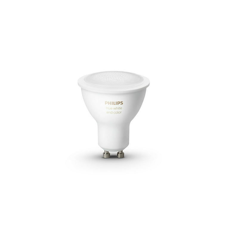 Philips Hue White and Color Ambiance Kit 3 Ampoules LED GU10 4,3W RVB + Pont  Hue + Interrupteur