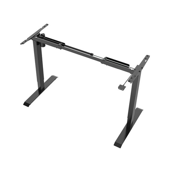 Monoprice Single Motor Sit-Stand Desk - Black, Back to Basics Electric, 32.4 x 18.9 x 27.9 Inches, Lifts & Lowers Up To 154lbs - Workstream Collection