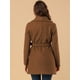 thumbnail image 5 of Abrigo De Invierno Midi Con Cinturón Y Un Solo Pecho Para Mujer Marrón L, 5 of 6