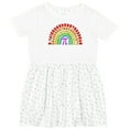 thumbnail image 3 of Inktastic Rainbow Pi for Pi Day Girls Toddler Dress, 3 of 5