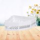 thumbnail image 5 of EeaseMX Estante de baño sin perforaciones Estante de esquina Estante triangular Soporte de almacenamiento para montaje en esquina de pared de baño Blanco, 5 of 7