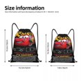 thumbnail image 4 of Mochila con cordón de Lightning Mcqueen de coches antiguos, mochila deportiva para gimnasio, bolsa de cuerdas de película para yoga, 4 of 5