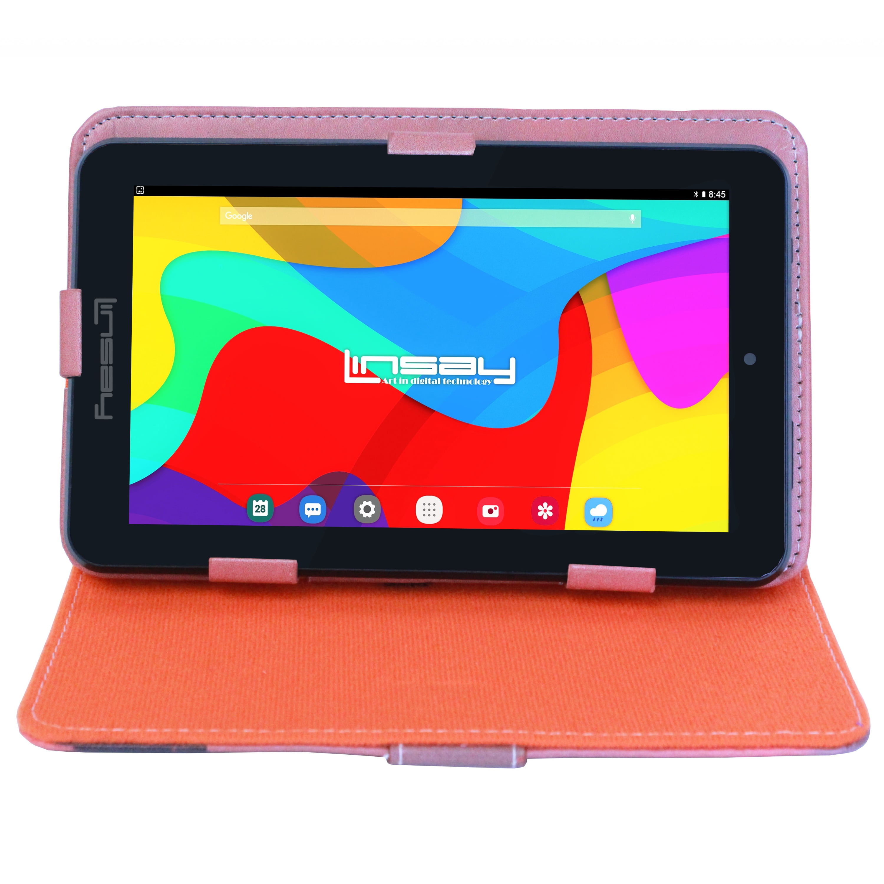 LINSAY 7" 2GB RAM 32GB Android 10 WiFi Tablet with case New York Style