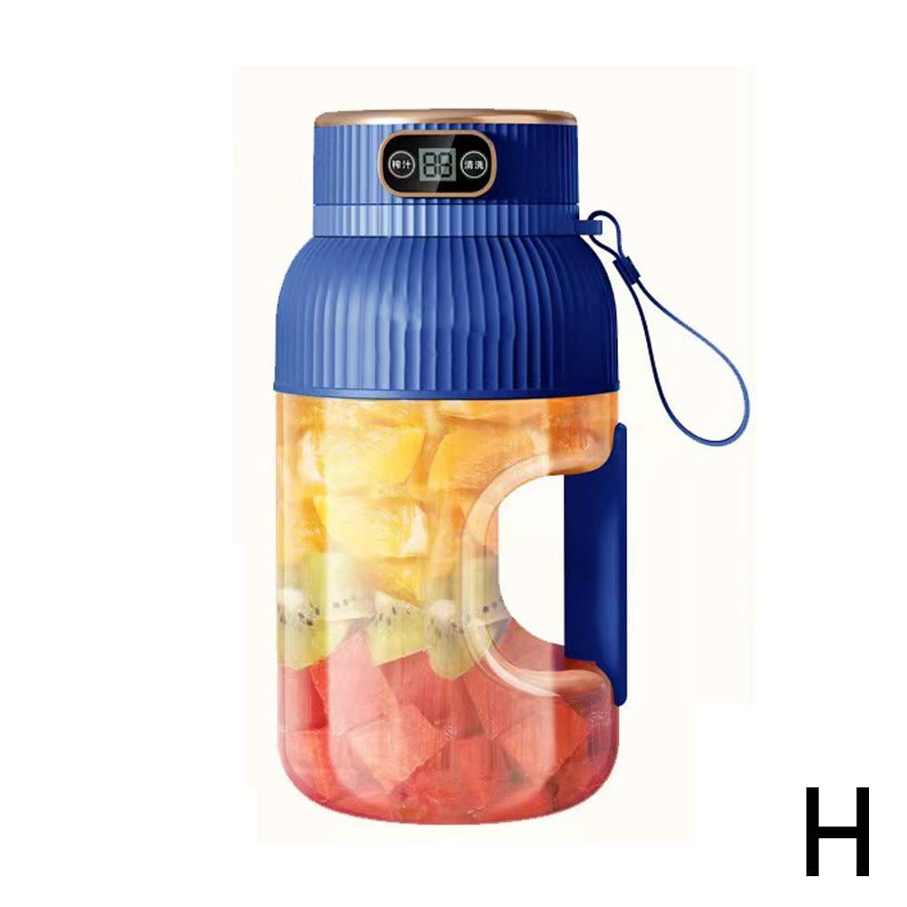 Portable Juicer: Powerful, Large Capacity 1200ml, Ten Leaf Juicer with Smart Control Display and Rechargeable via USB