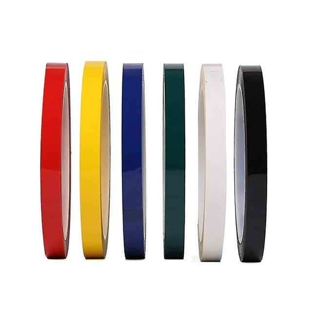 5pcs Graphic Art Thin Tape Self-Adhesive Artist Tape Grid Marking Tapes Whiteboard Gridding Tape Dry Random Color
