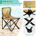 thumbnail image 4 of BZSMCE Camping Chairs Modern Celestial Phoenix Pattern Folding chair, 4 of 8