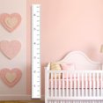 thumbnail image 4 of Kids Measuring Height Ruler Minimalist Solid Baby Wood Hanging Growth Chart Canvas Wall Decor for Kids Bedroom Nursery Decor 76.7''x7.9'', 4 of 5