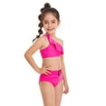 thumbnail image 4 of Fesfesfes Parent-Child Ruffles Ladies Split Two Piece Swimsuit High Waist Top Tie Swimwear Bikini Set, 4 of 6