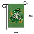 thumbnail image 2 of Día de San Patricio Jardín Banner Patio Decoración al aire libre Vertical Arpillera Primavera Verano Vacaciones Decoraciónpatrón 6 Jormftte CPB-US-DYP62-6, 2 of 5