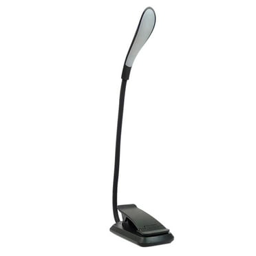 USB Reading Light Eye-care Book Light Flexible Clip Reading Lamp in Bed and Portable Travel Reading Light (Black)