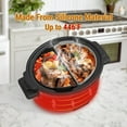 thumbnail image 5 of Silicone Slow Cooker Liners Compatible With Crock Pot 6-8 QT,Slow Divider Allows Cooking Two Different Meals At Once Time, Reusable Insert, Dishwasher Safe, BPA Free., 5 of 5