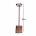 thumbnail image 2 of Ilios Innova | Lámpara de Mesa Cilíndrica Acabado Oro Rosa Minimalista, Diseño Moderno Decorativo para Sala, Recámara o Escritorio, 2 of 9