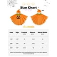 thumbnail image 2 of 1-6T Toddler Girls Boys Ghost Cape Costume Kids Baby Halloween Hooded Cloak Party Trick-or-Treating Cosplay, 2 of 11