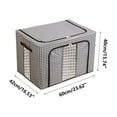 thumbnail image 1 of Transparent Oxford Fabric, Clothing Storage Box, Steel Frame, Car Mounted Folding Wardrobe, And Blanket Storage Box, 1 of 1