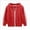 S89-Red, variant on 9-10 Years Child Boys Long Sleeved Hooded Sweatshirt Casual Zippered Boys Sweatshirt for Fall and Winter Dark Gray Hoodie