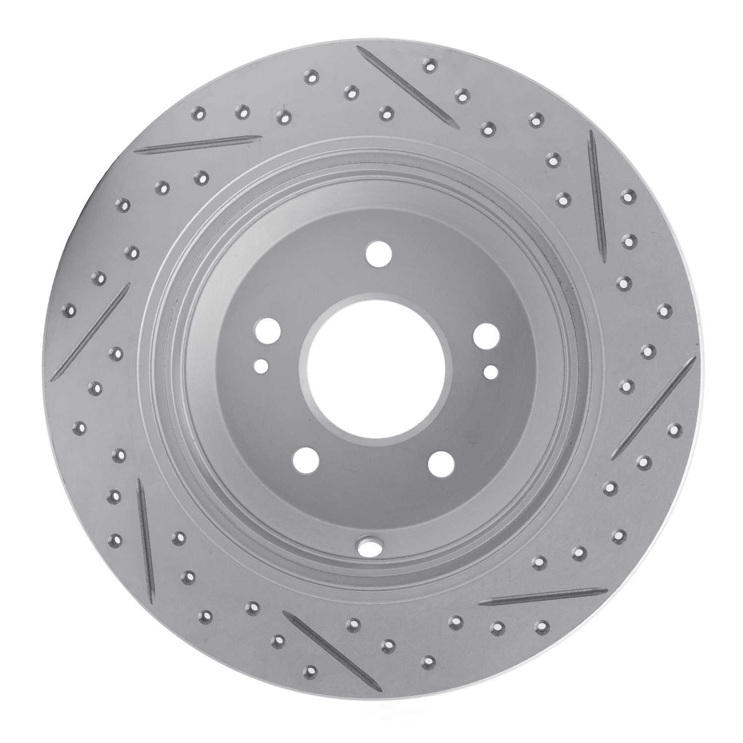 Dynamic Friction Company 830-21041R DFC Geoperformance Rotor - Drilled and Slotted