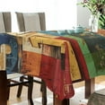 thumbnail image 3 of BZSMCE Square Tablecloth Number Painting Pattern Tableclothes, 3 of 9