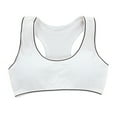 thumbnail image 4 of 3 Pack Girls Training Bra Bralette, SILVERCELL Teens Girl Casual Wireless Padded Bra Racerback Vest Sports Bra 8-16 Years, 4 of 8