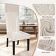 thumbnail image 3 of Set de 4 Fundas Impermeables para Sillas de Comedor SearchI Beige, 3 of 7