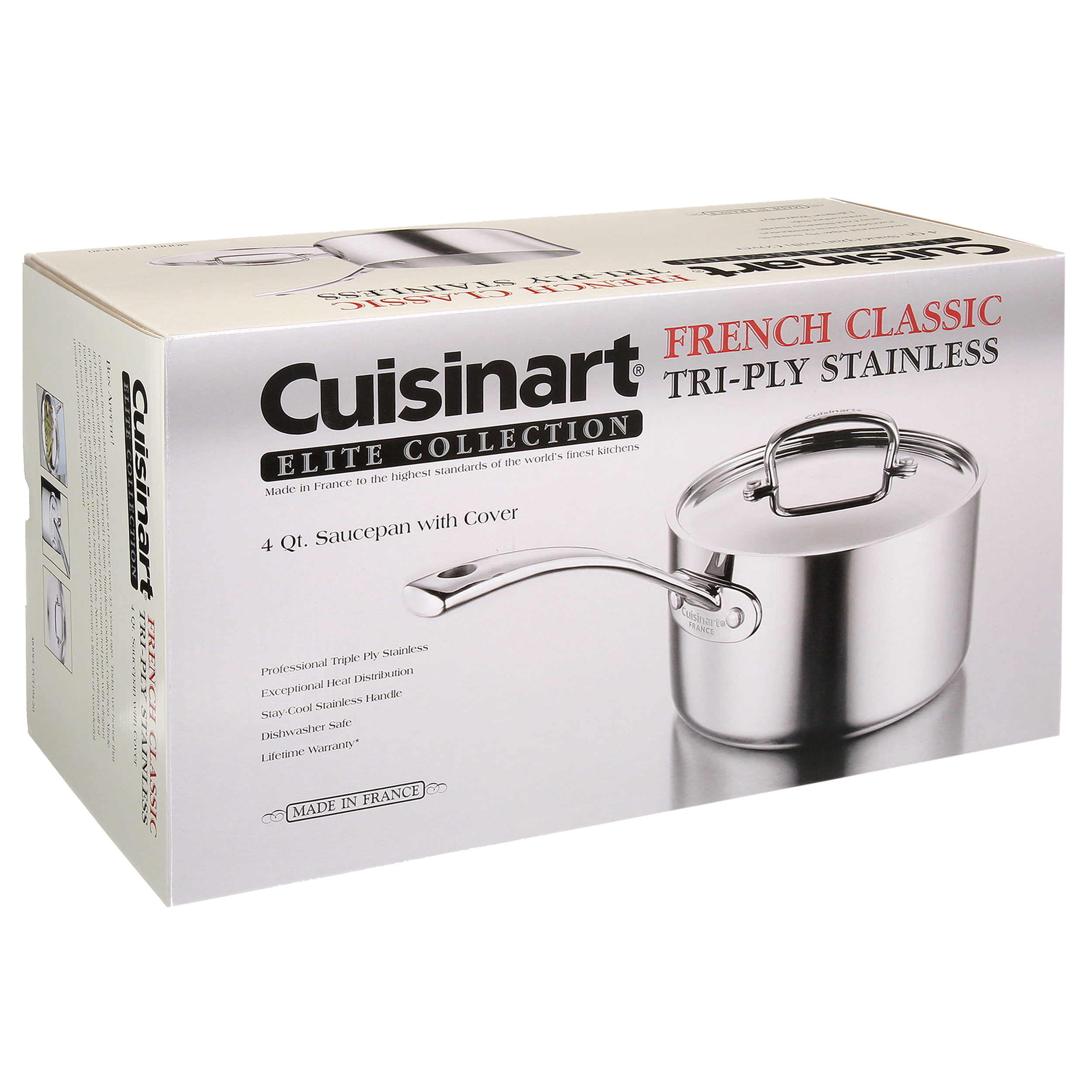 Cuisinart French Classic 3 Quart Saucepan with Lid – Pryde's