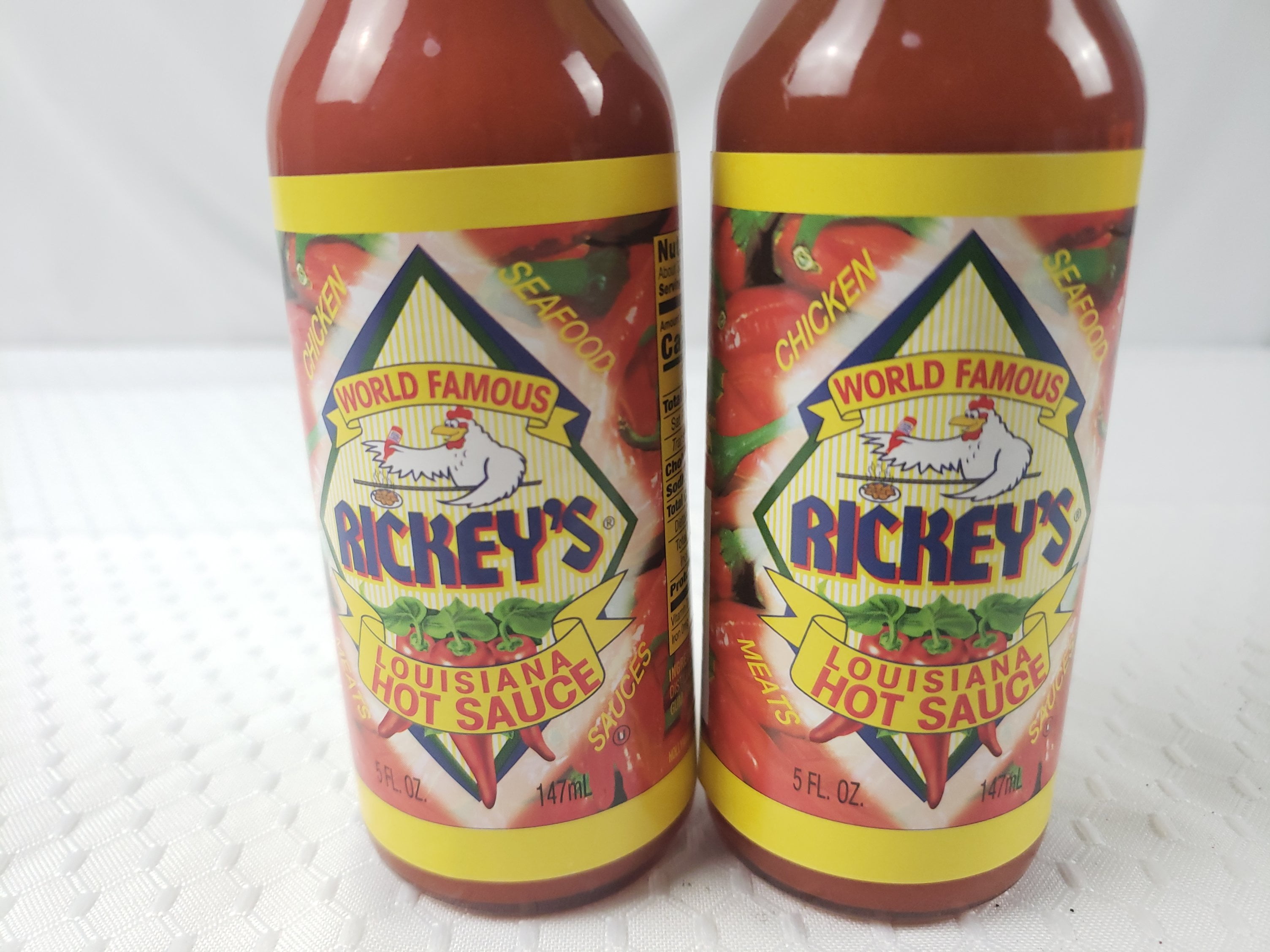 Rickey"s World Famous Louisiana Hot Sauce 5FL Oz (2 Pack)