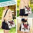 thumbnail image 5 of Small Cooler Bag Lunch Bag Portable Meal Bag Work Meal Bag Outdoor Meal Bag Travel Meal Bag Picnic Meal Bag Going Out Meal Bag Pretty Big Red Roses, 5 of 6