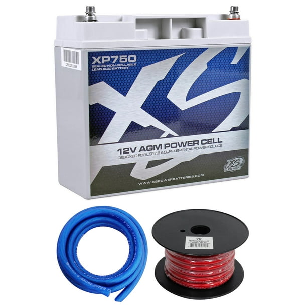XS Power XP750 750 Watt Power Cell Car Audio Battery System + Power