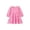 R151/Pink, variant on Vividxx Girls Dresses Long Sleeve Fall Dress Ruffle A-Line Cute Casual Dress Solid Color Daily Wear Party 7-8 Years