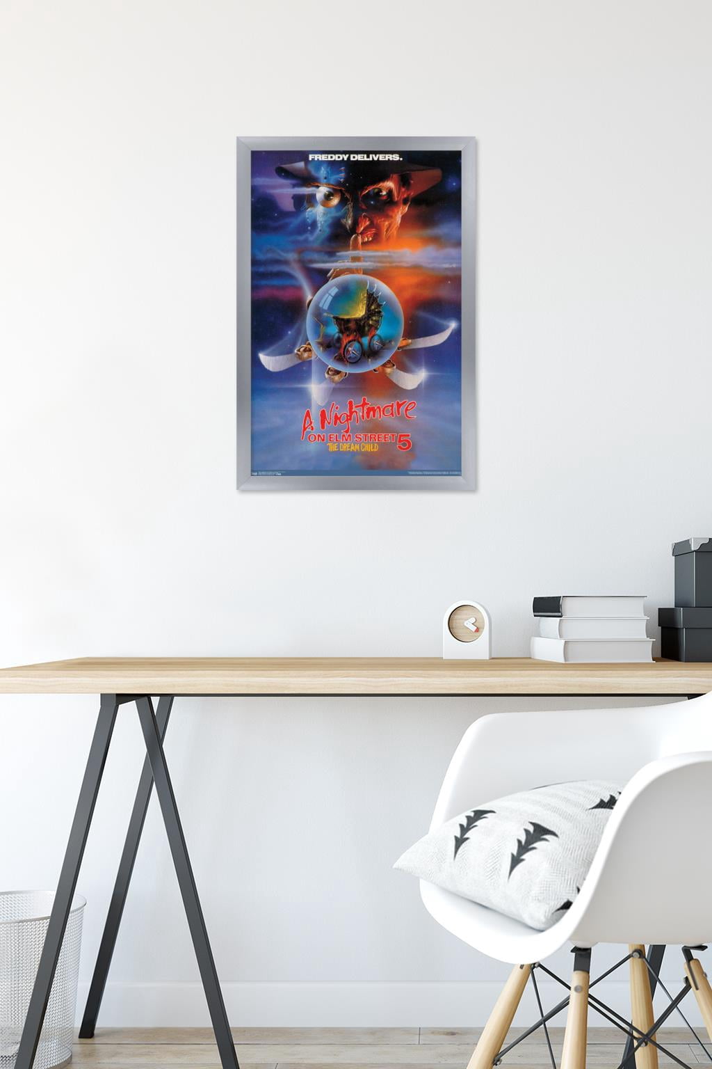 A Nightmare on Elm Street 5: The Dream Child - One Sheet Wall Poster, 14.725" x 22.375", Framed