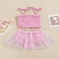 thumbnail image 2 of PENGXIANG Ensemble Bébé Papillon Camisole Froncée Short Triangle Jupe en Tulle, 2 of 5