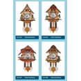 thumbnail image 4 of Cuckoo wall clock, cuckoo clock,brown,CM005, 4 of 16