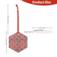 thumbnail image 3 of Hirioo Poker for Acrylic Christmas Pendant Hanging Christmas Tree Ornaments, Car, Home, Office Gift Decor-Hexagon, 3 of 7