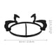 thumbnail image 2 of unbranded 2Ud Accesorio De Cocina Anillo De Hierro Fundido Antideslizante Para Gas, 2 of 8