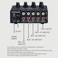 thumbnail image 4 of Amplificateur Audio Stéréo 1-en-4-Sortie Distributeur de Signal 1 Canal Entrée 4 Canaux Sortie Interface RCA Réglage Indépendant pour Haut-Parleurs Domestiques, 4 of 7