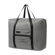 Foldable Travel Luggage Bag | Large Capacity Waterproof Nylon Tote | Lightweight Carry-On Airplane Duffel | Multiple Pockets for Organized Storage | 16.9x6.6x13.5in | 1 Pack