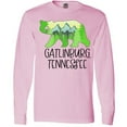 thumbnail image 3 of Inktastic Gatlinburg, Tennessee- Mountains and Bear Shape Long Sleeve T-Shirt, 3 of 5