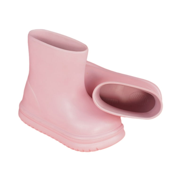 AXXD New Arrival Toddler Pink Rain Boots Baby Girls Boys Non-slip