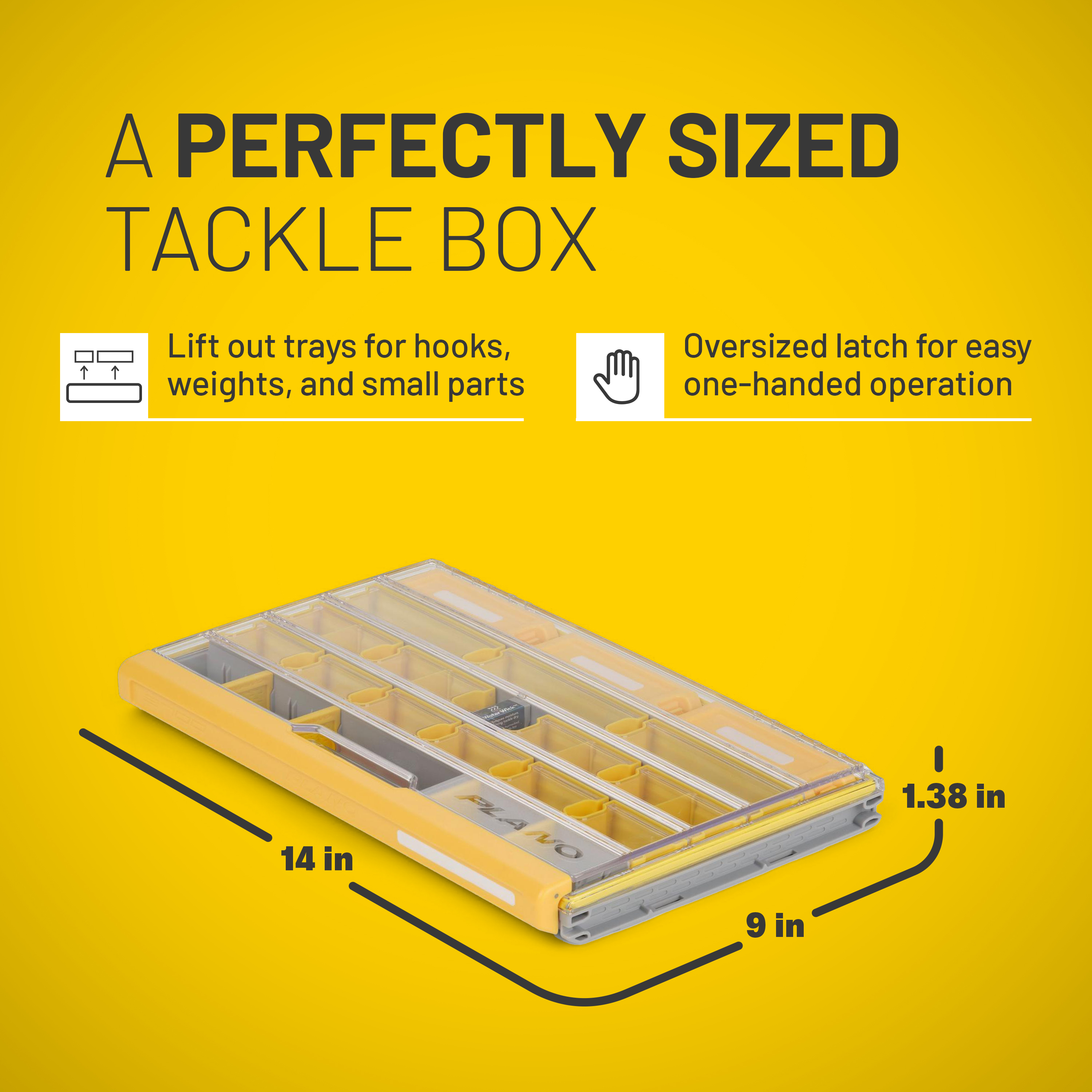 Plano EDGE Master Terminal Tackle Storage Box Yellow photo 5