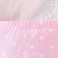 thumbnail image 7 of Cathalem Sweatpants for Girls Kids Girls Wide Leg Pants Elastic Waisted Loose Fit Casual Pants (Pink,0-3 Months), 7 of 7