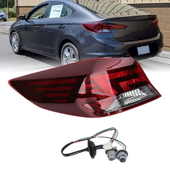 MZORANGE For 2019-2020 Hyundai Elantra Tail Light Outer Rear Lamp Brake Stop Left Side