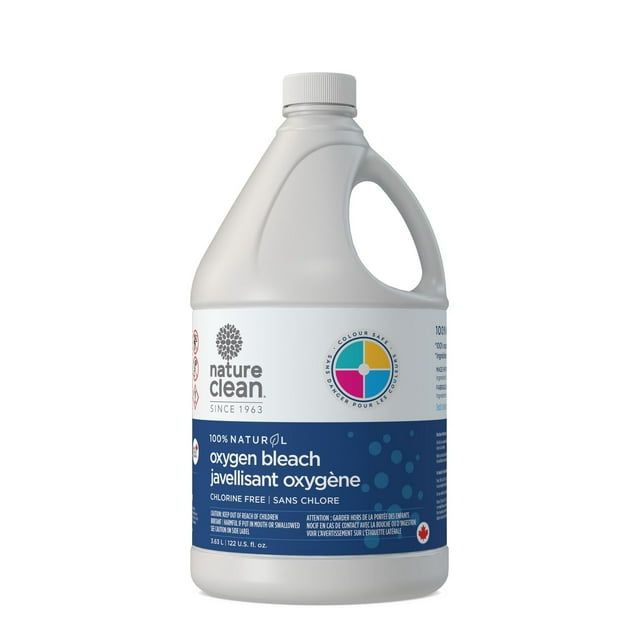 Agent de blanchiment à l’oxygène liquide 100 % naturel Nature Clean 3.63L