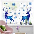 thumbnail image 4 of Pegatinas de copo de nieve de alce azul, pegatina de Navidad en la ventana, 3d pegatina de Año Nuevo, calcomanías de pared de invierno, decoración del hogar de Año Nuevo, navidad, 4 of 4