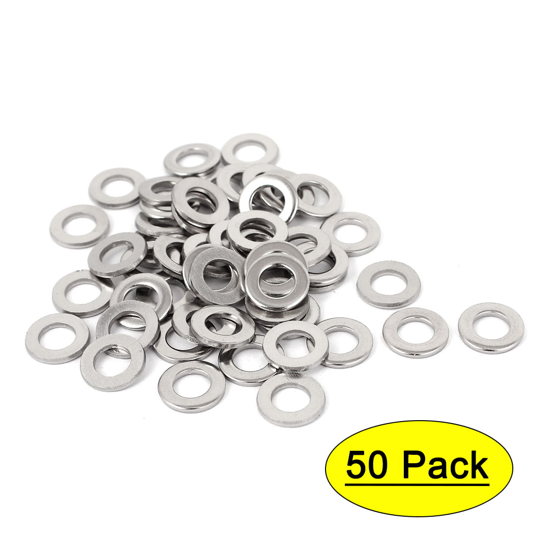 300 Pieces M5*10*1mm 316 Stainless Steel Flat Washer Marine Grade 