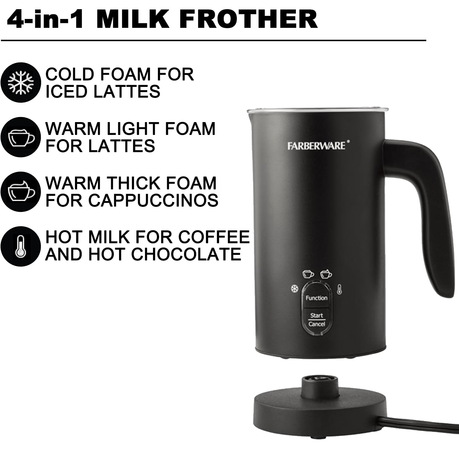 Bellini Milk Frother & Warmer BMF23