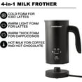 Farberware 10 oz Electric Milk Frother 4 in 1 Automatic Foam Maker