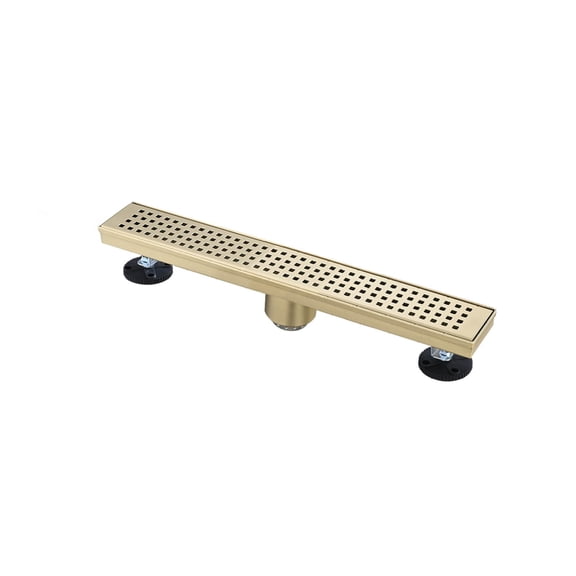 12 Inches Shower Drain, Included Hair Strainer and Leveling Feet