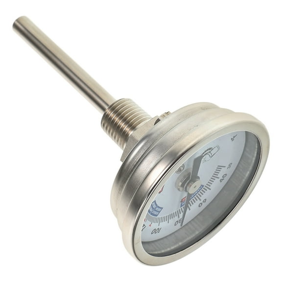 Stainless Steel Brew Pot Thermometer Homebrew Kettle Silver